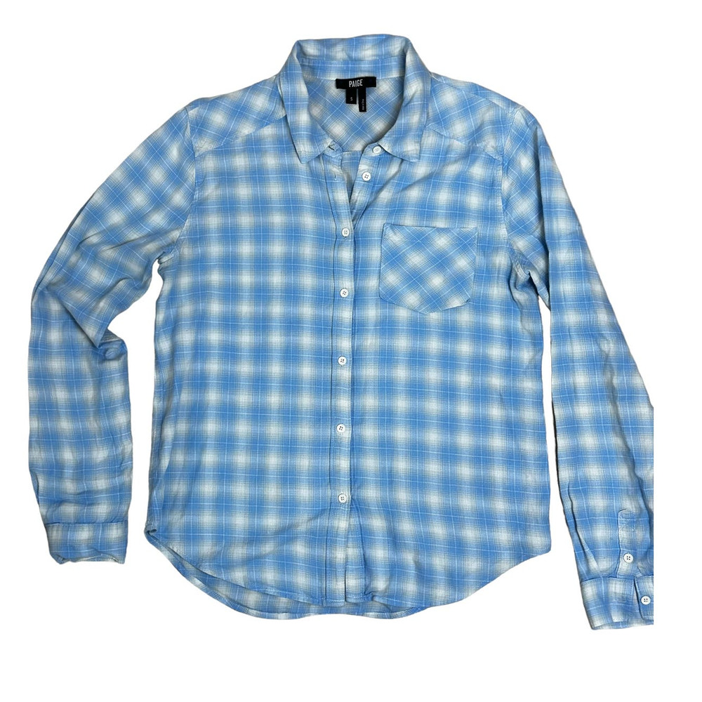 PAIGE Plaid Button Down Shirt Women's‎ Size Small